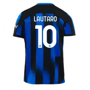 Inter Milan Lautaro Martinez #10 Hemmatröja 2023-24 Kortärmad